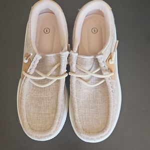 Casual Beige Loafers